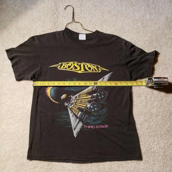 Vintage 1987 Boston Concert T Shirt - 1987 Tour - Buffalo, NY Single Stitch - Picture 6 of 9